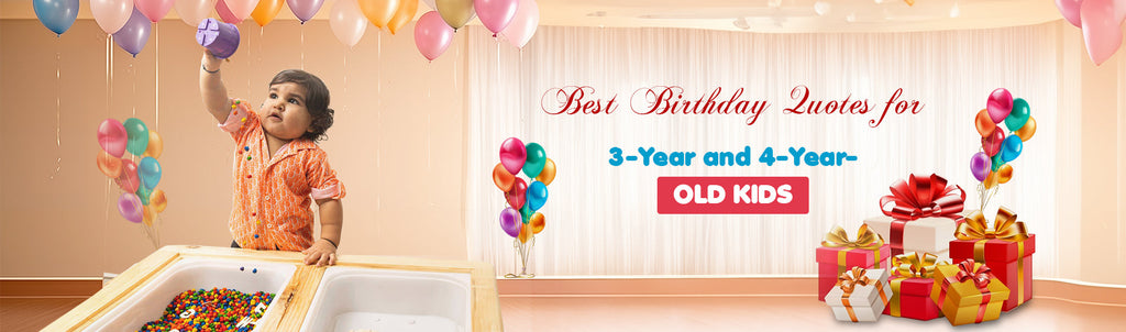 Best Birthday Quotes for 3-Year and 4-Year-Old Kids | The Children's Lab 
