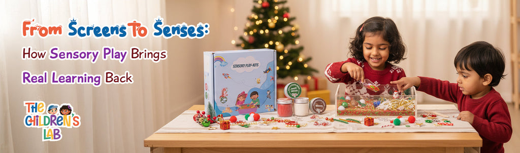 From Screens to Senses: How Sensory Play Brings Real Learning Back | The Children's Lab