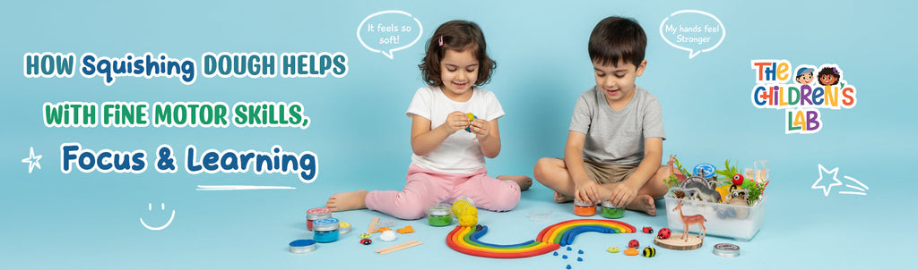How Squishing Dough Helps with Fine Motor Skills, Focus & Learning |  The Children's Lab