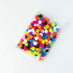 Pompom Sensory Bin I TCL I Pack of 250 pompoms I Gift for 1 year olds I DIY Sensory Activity